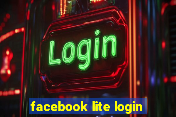 facebook lite login